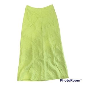 Line green linen FINITY skirt